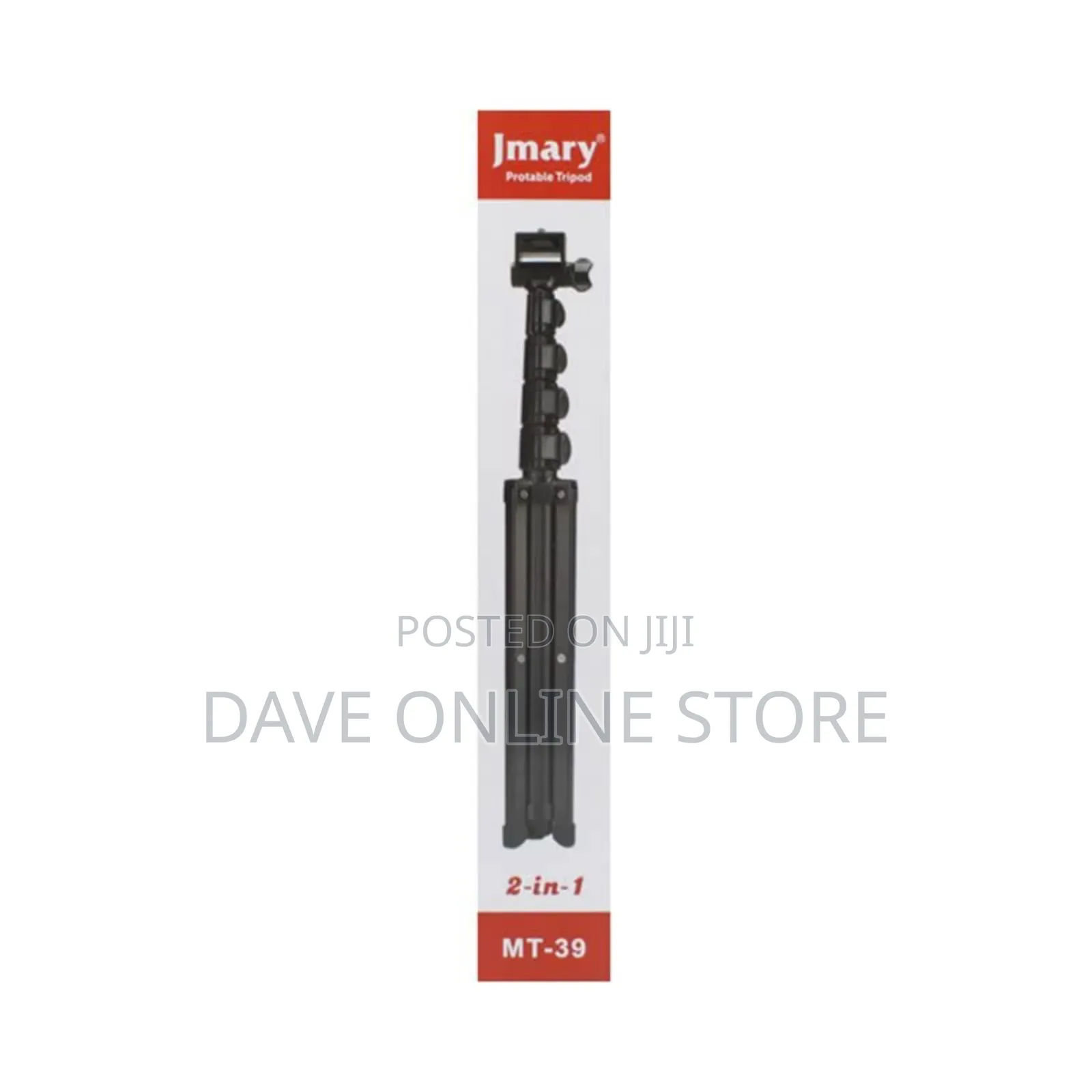 Jmary Portable Tripod, 2 in 1, Model Mt-39