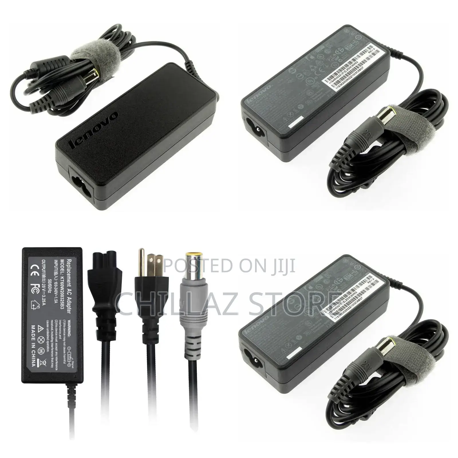 Lenovo 20v Ac Adapter Battery Charger Power Supply.
