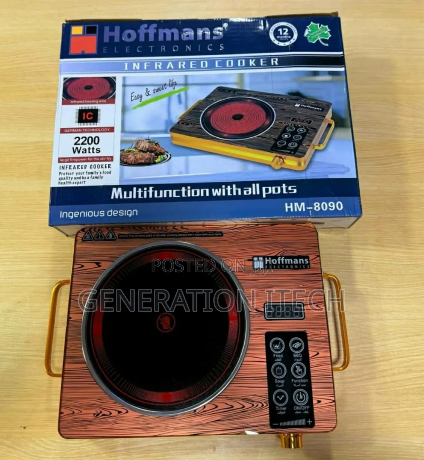 Hoffmans Single Infrared Induction Cooker