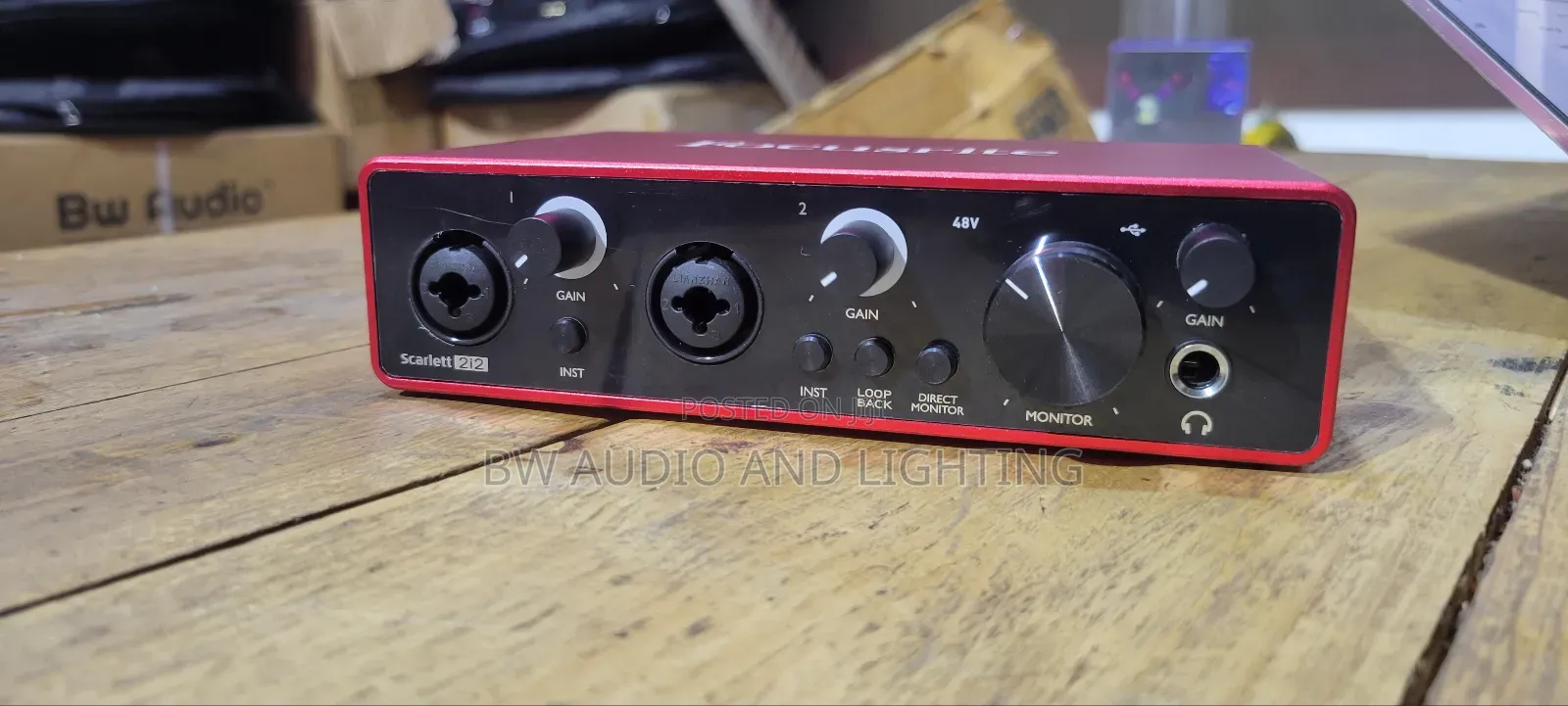 Focusrite Scarlett 2i2 3rd Gen Usb Audio