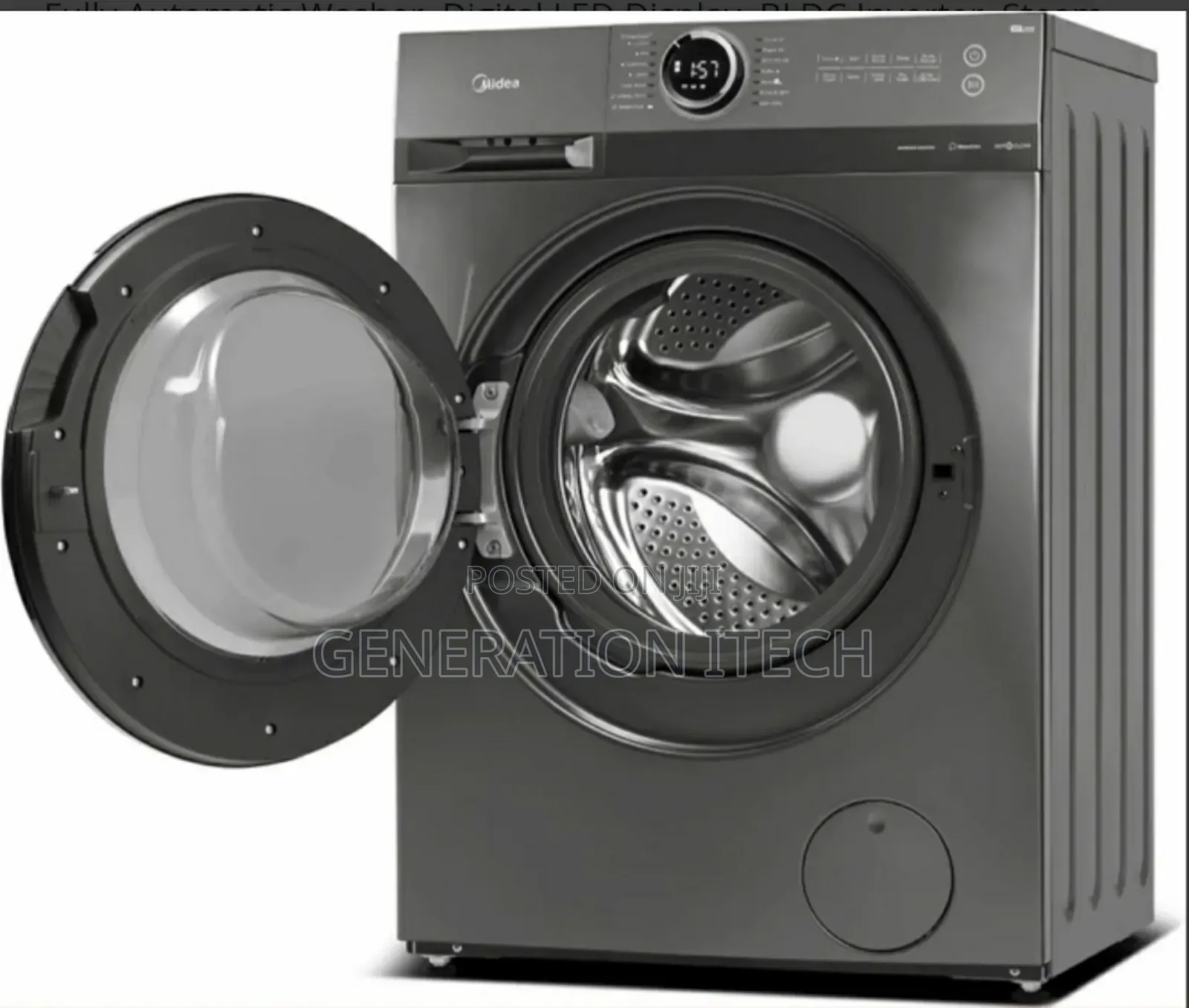 Midea Smart Washing Machine - 8kg-With Lunar Dial, Wifi