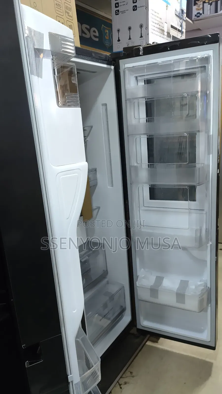 Lg 674l Side-by-Side Fridge - Knock Twice