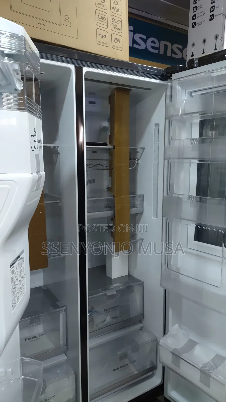 Lg 674l Side-by-Side Fridge - Knock Twice