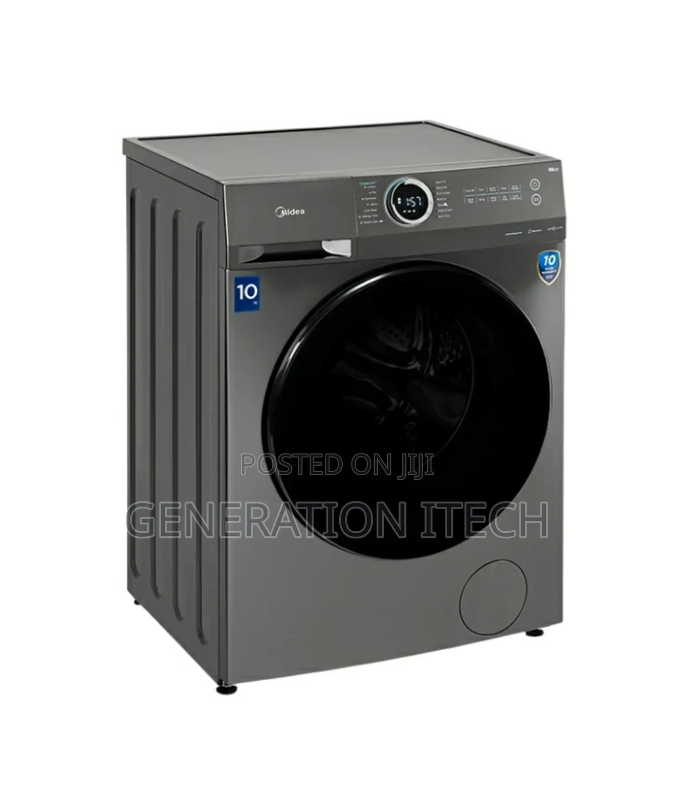 Midea Smart Washing Machine - 10kgs- Front Loader With Wifi