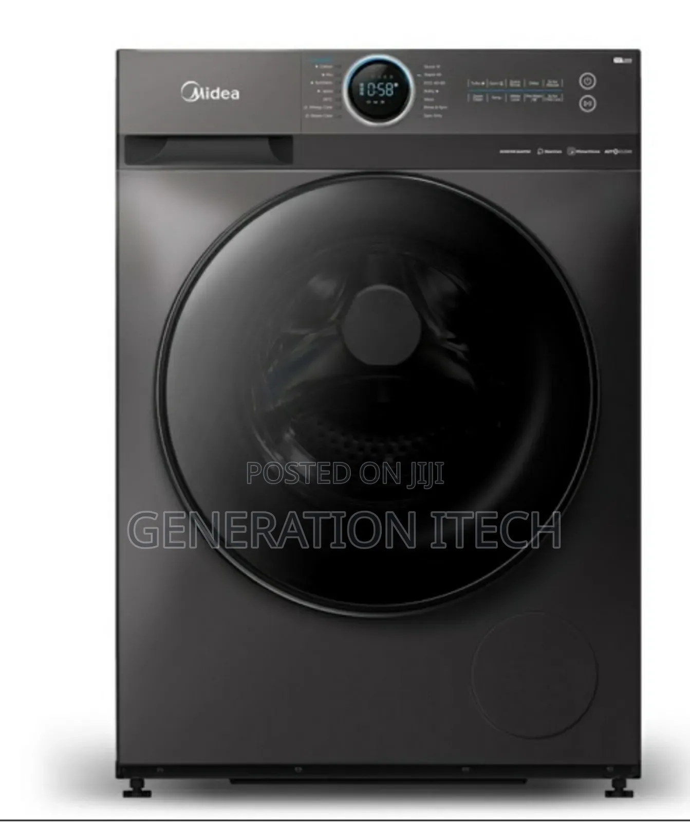 Midea Smart Washing Machine - 10kgs- Front Loader With Wifi