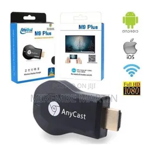 Anycast M9 Plus Wi-Fi Display Dongle Receiver - 1080p- Black