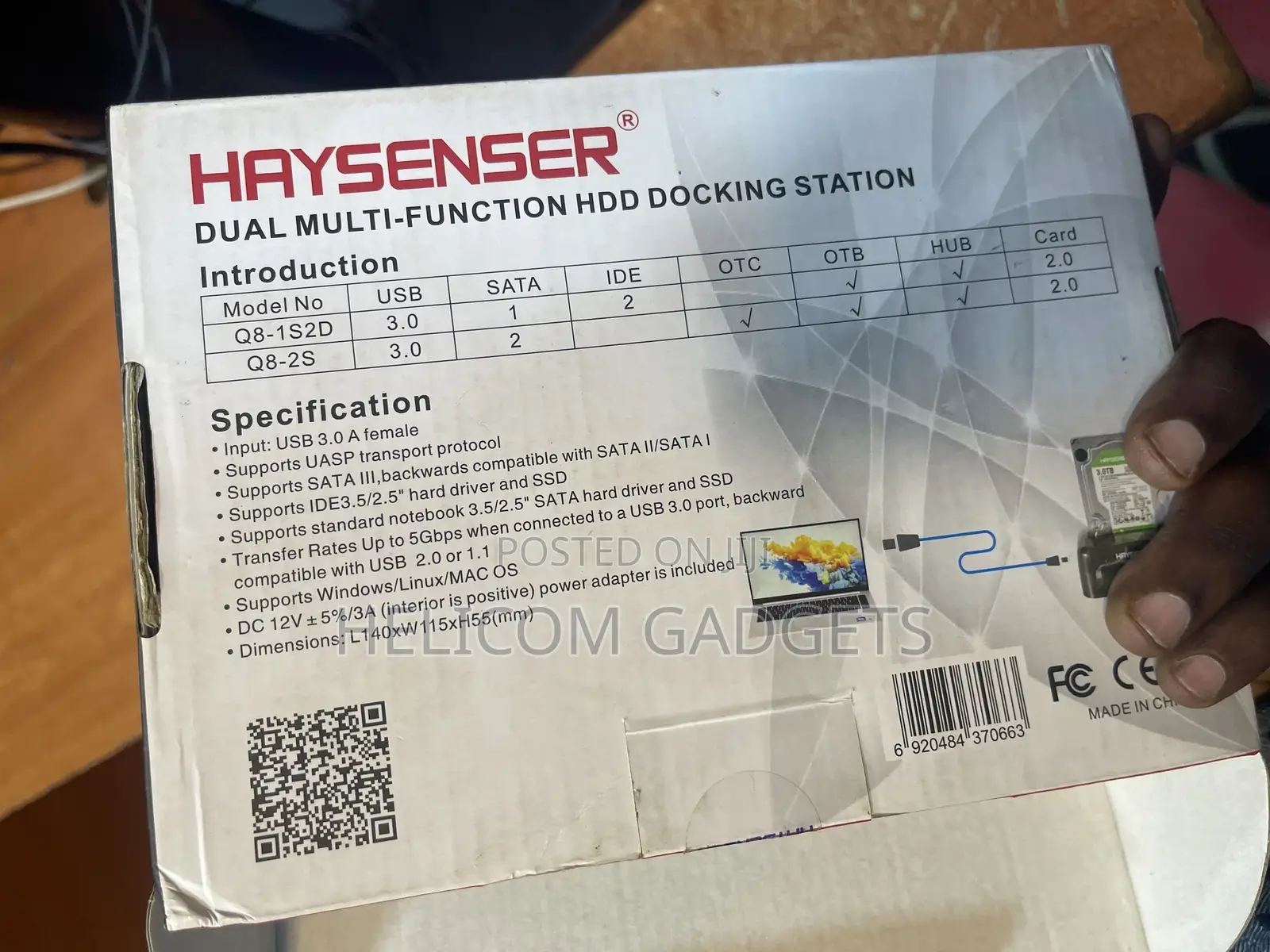All in 1 Hard Disk Dock Station