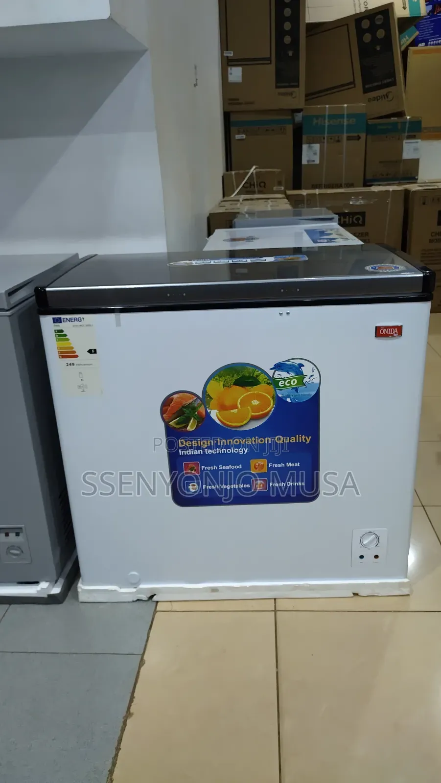 Onida 277l Chest Freezer-Energy Efficient, Indian Technology