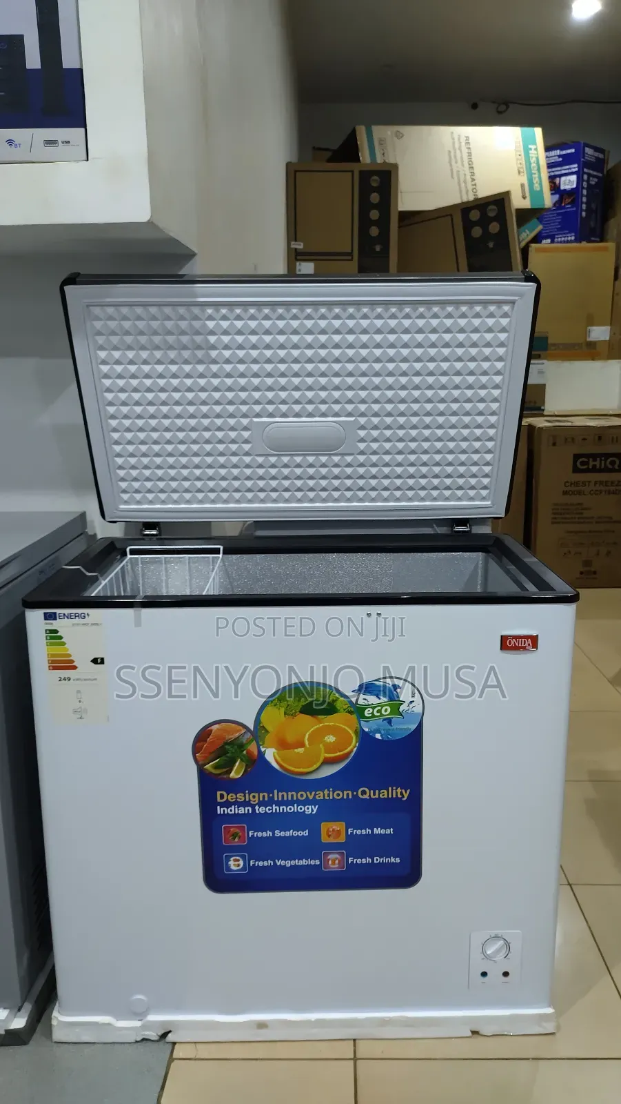 Onida 277l Chest Freezer-Energy Efficient, Indian Technology