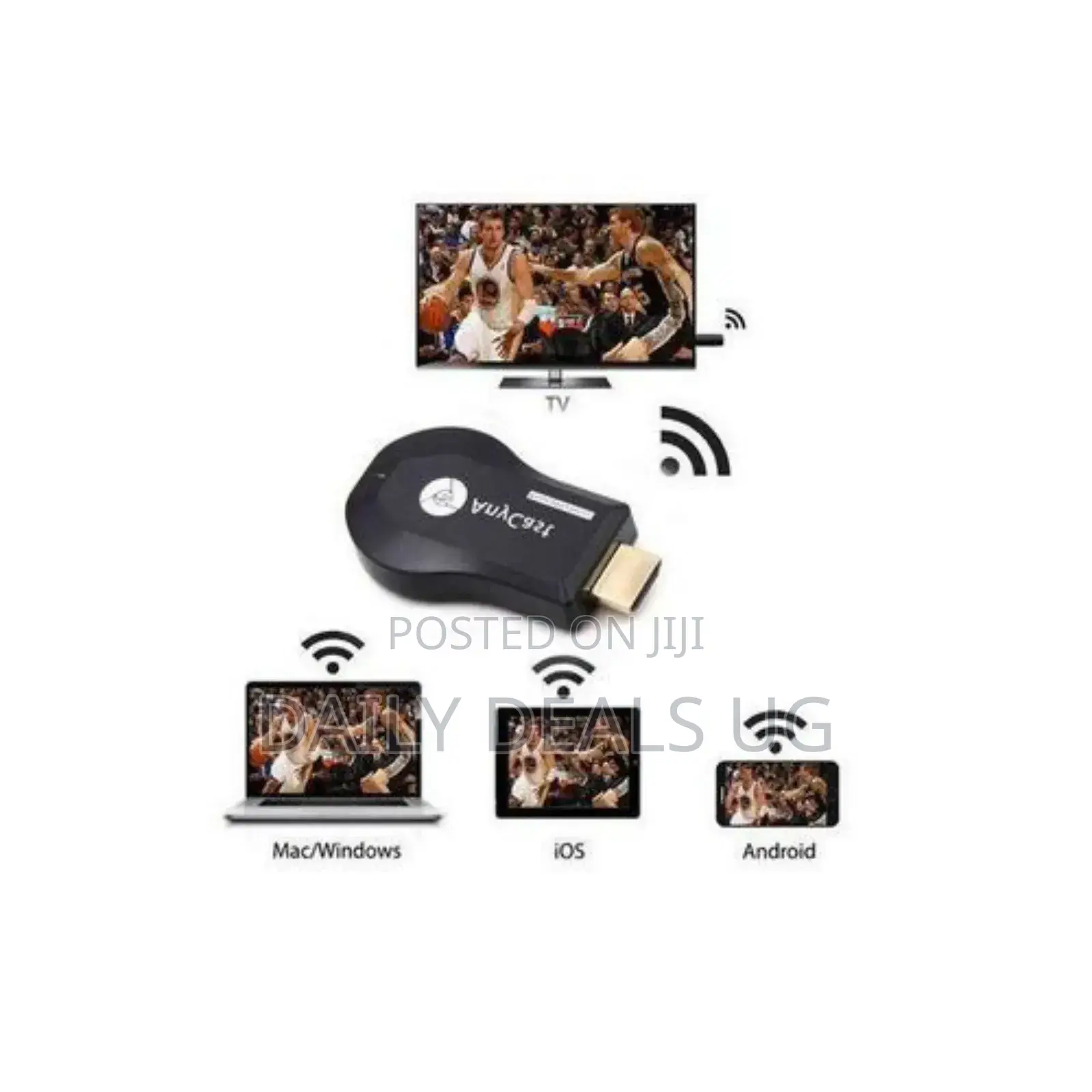 M9 Plus Anycast Wifi Hdmi Display Tv Dongle - Black