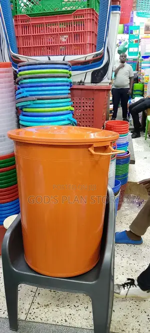 Plastic Storage Buckets 120litres