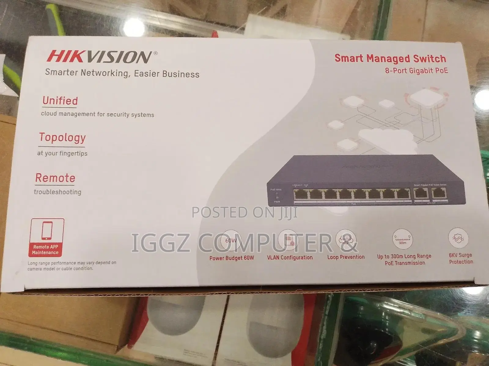 Hik Vision 8 Port Poe Gigabit Switch