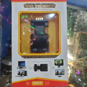 Vga to Hdmi Adapter With Audio Pc to Tv Monitor Projector