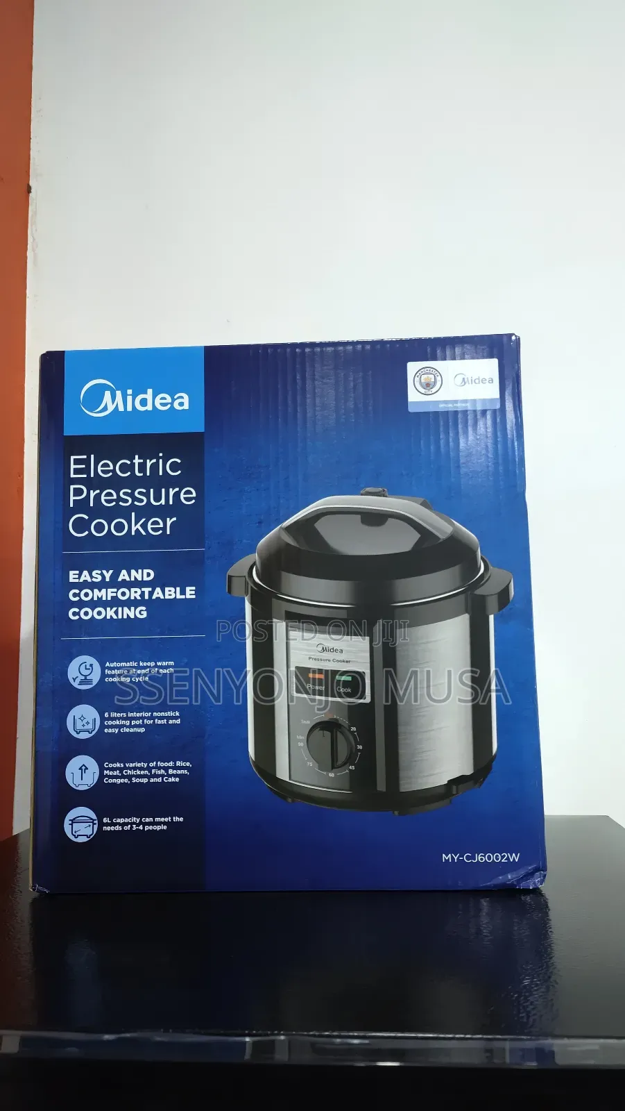 Midea 6l Electric Pressure Cooker - Automatic Keep Warm