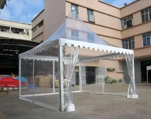 4mx4m Transparent Tent Strong Galvanized Frame