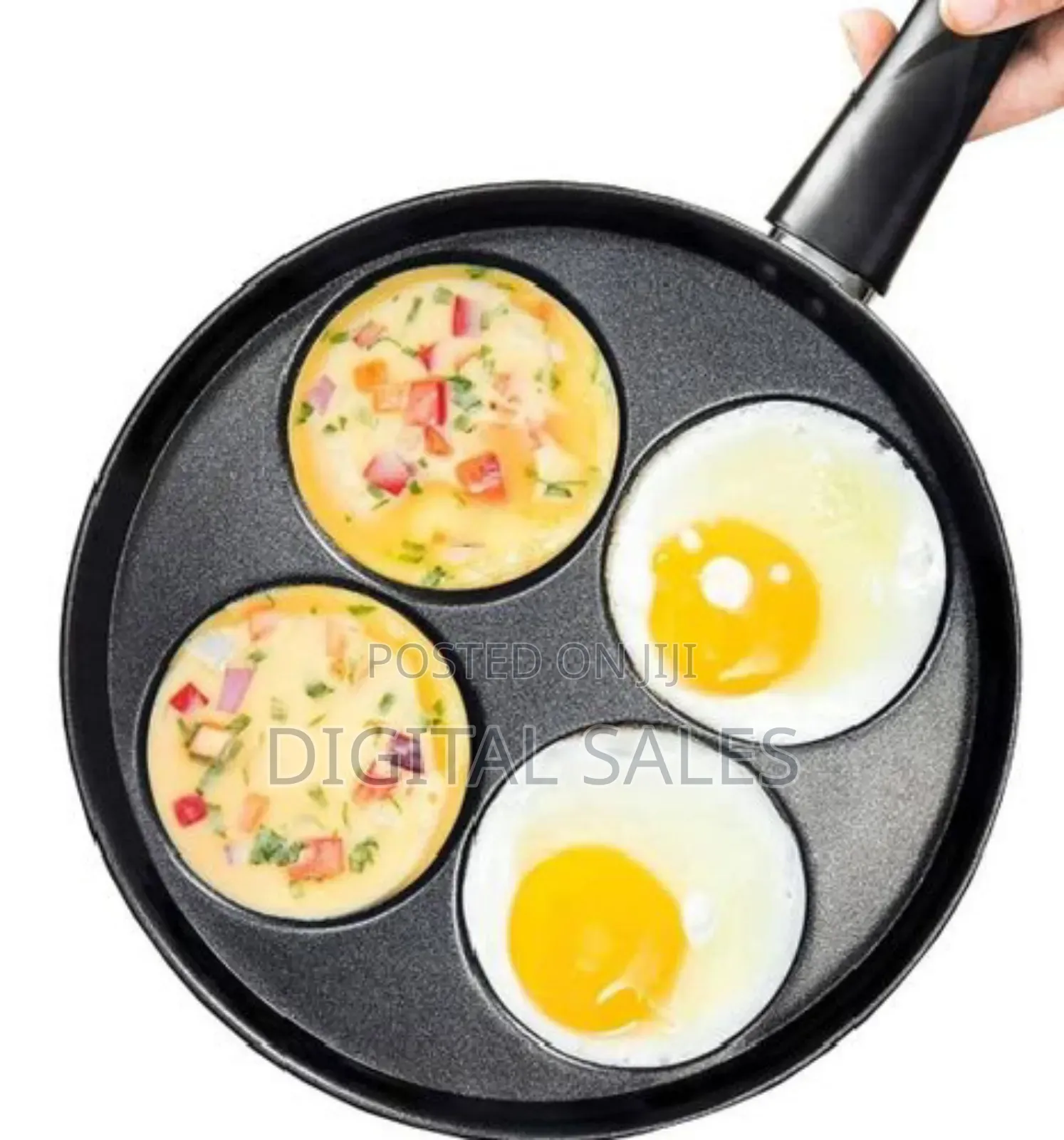 4 Hole Frying Pan