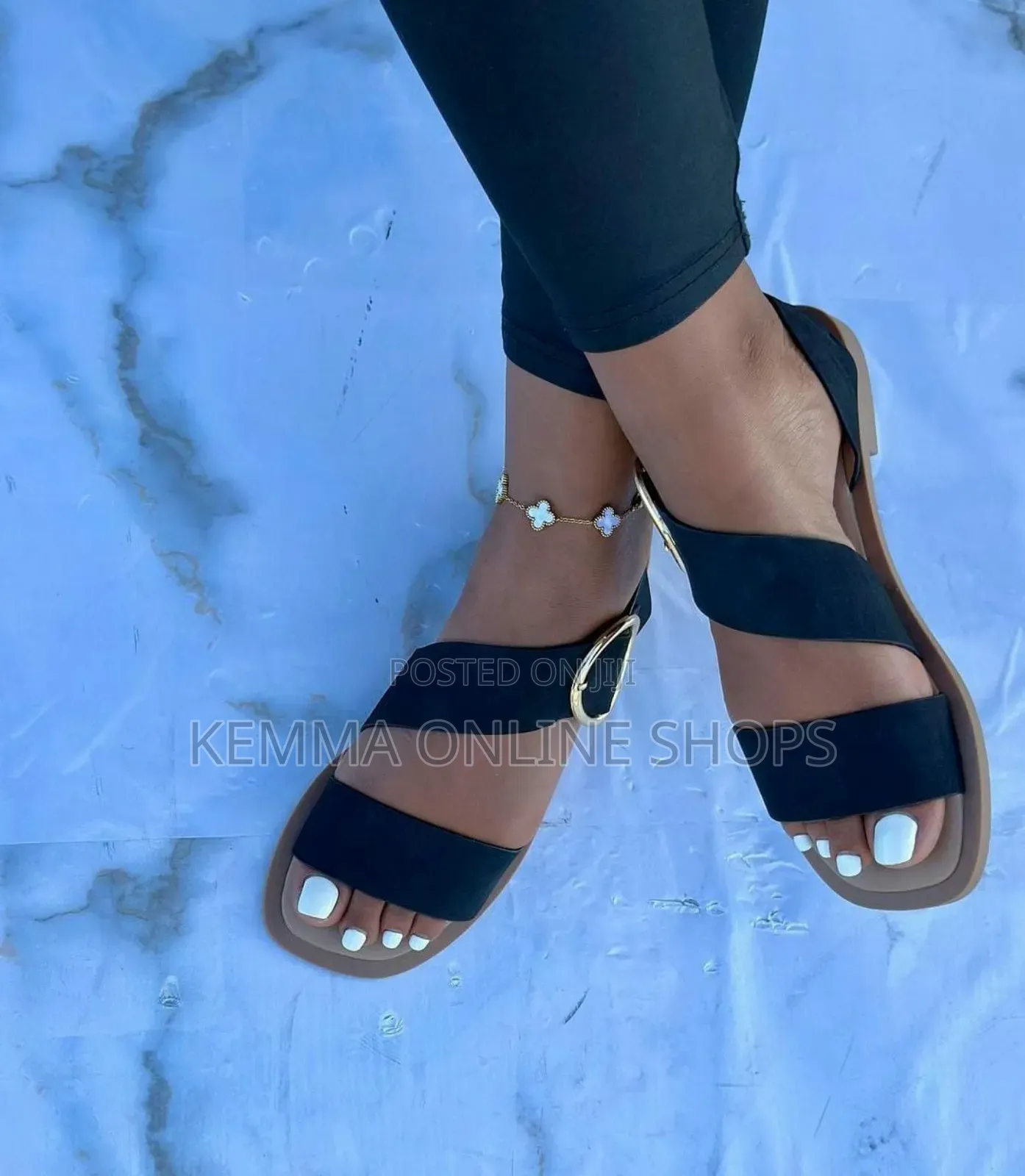 Slip on Strap Sandals