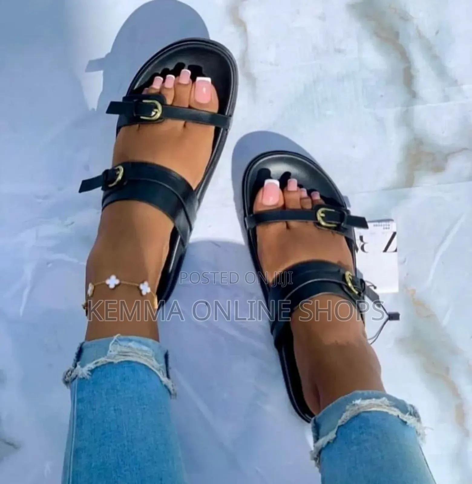 Slip on Strap Sandals