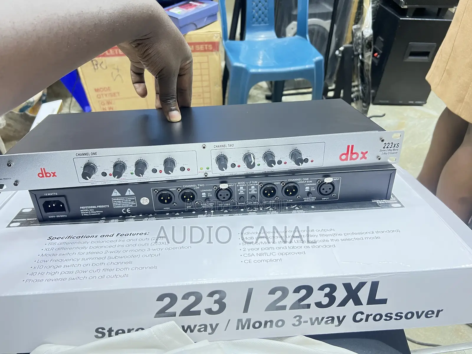 223 Stereo 2 Way Equalizer