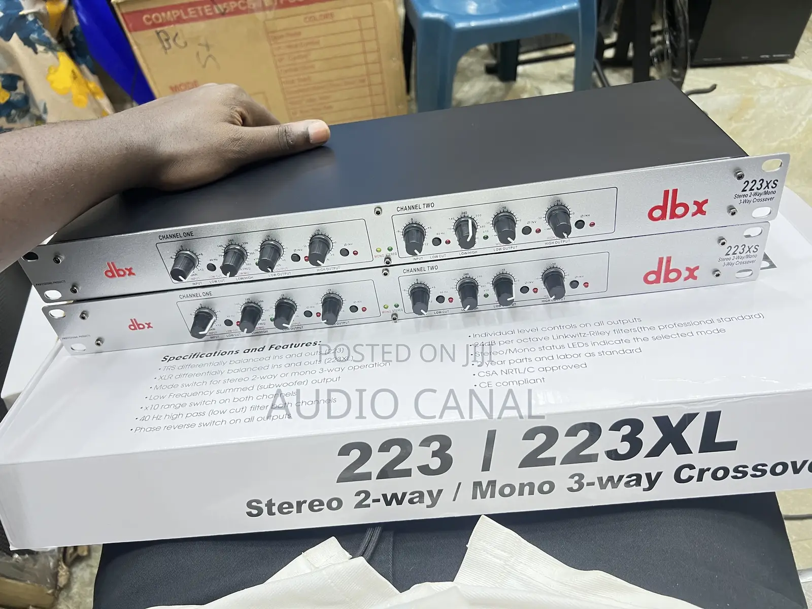 223 Stereo 2 Way Equalizer