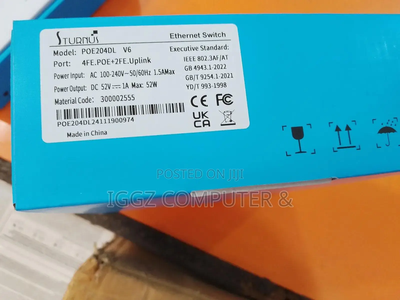 Sturnus 4 Port Ai Poe Switch