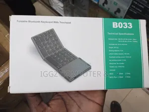 Foldable Bluetooth Keyboard With Touch Pad