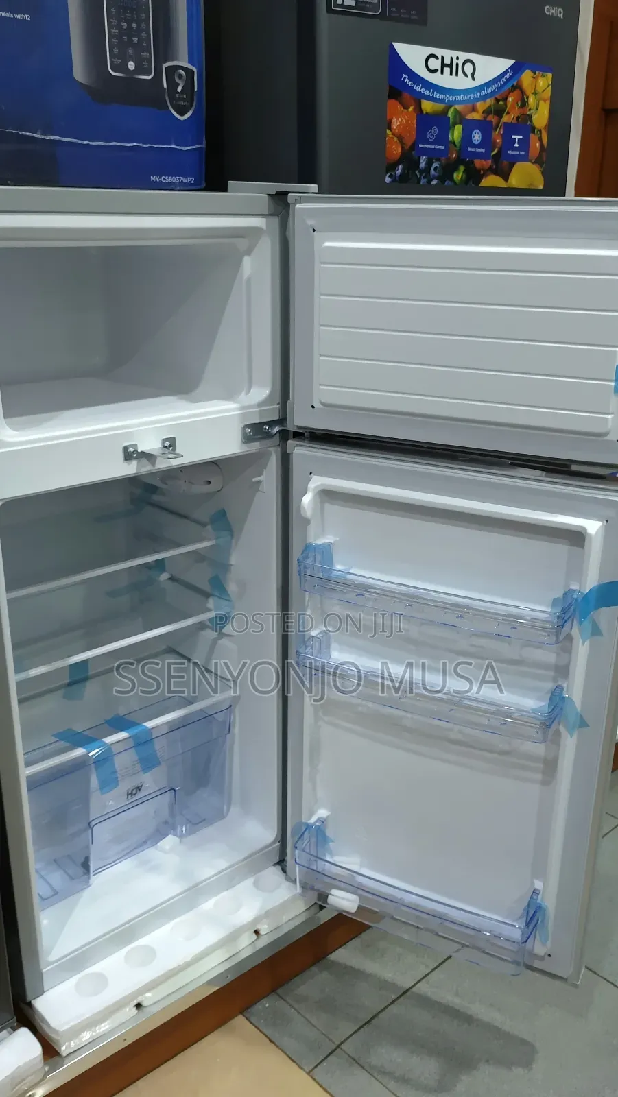 Adh Fridge 108l Double Door Top Mount Freezer