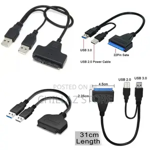 Usb 2.0 to Sata Cable.
