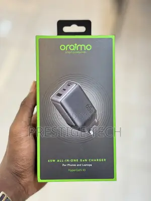 Oraimo 65w Hyper Gan Charger With Type C Cable Phones