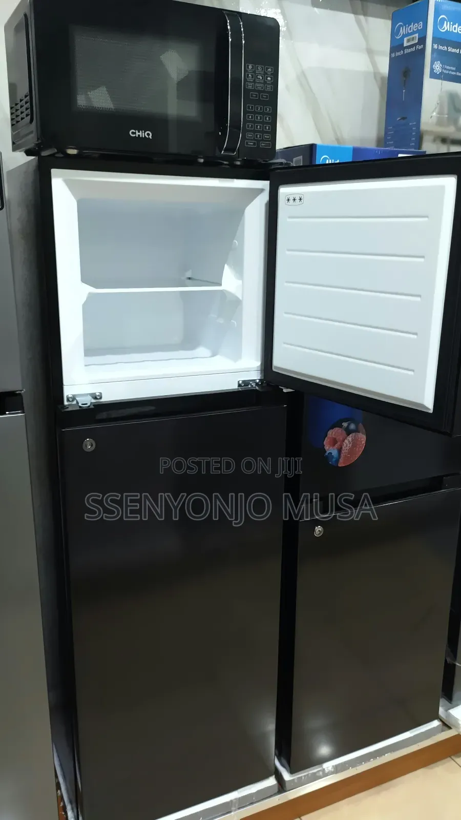 Midea Fridge 237l Double Door With Top Mount Freezer