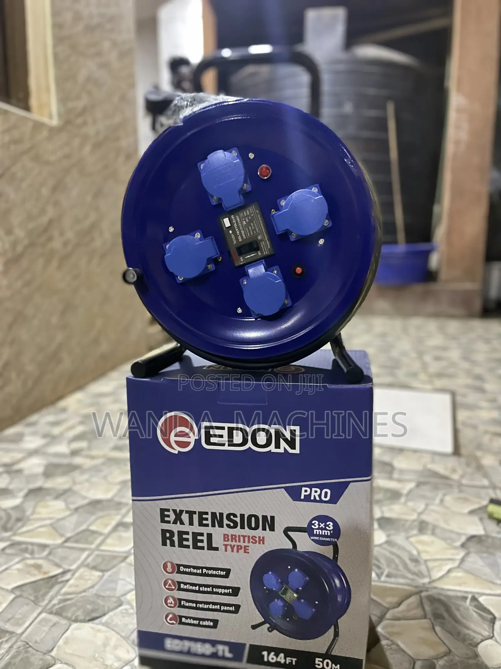 Extension Reel 50m 3mm by 3 Core