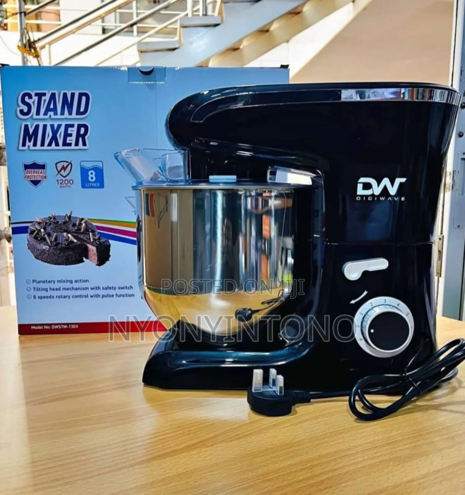 Digi Wave 8litres Heavy-Duty Stand Mixer