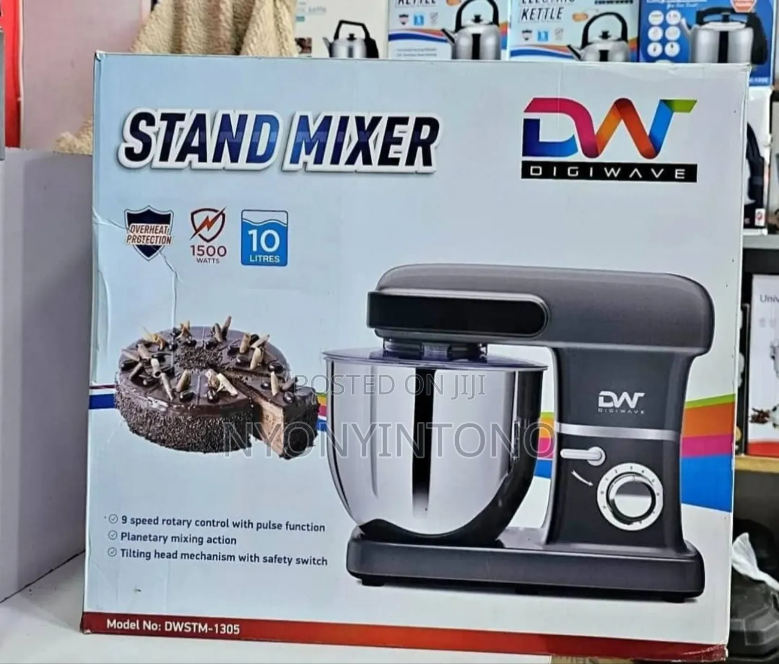 Digi Wave 10litres Heavy-Duty Stand Mixer