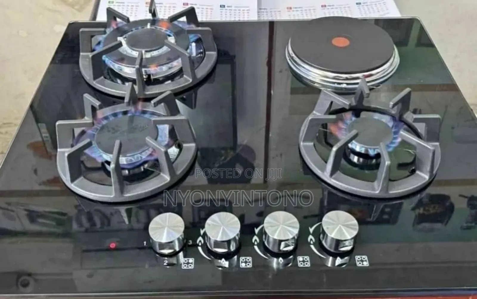 Digi Wave 3+1 Glass Hob