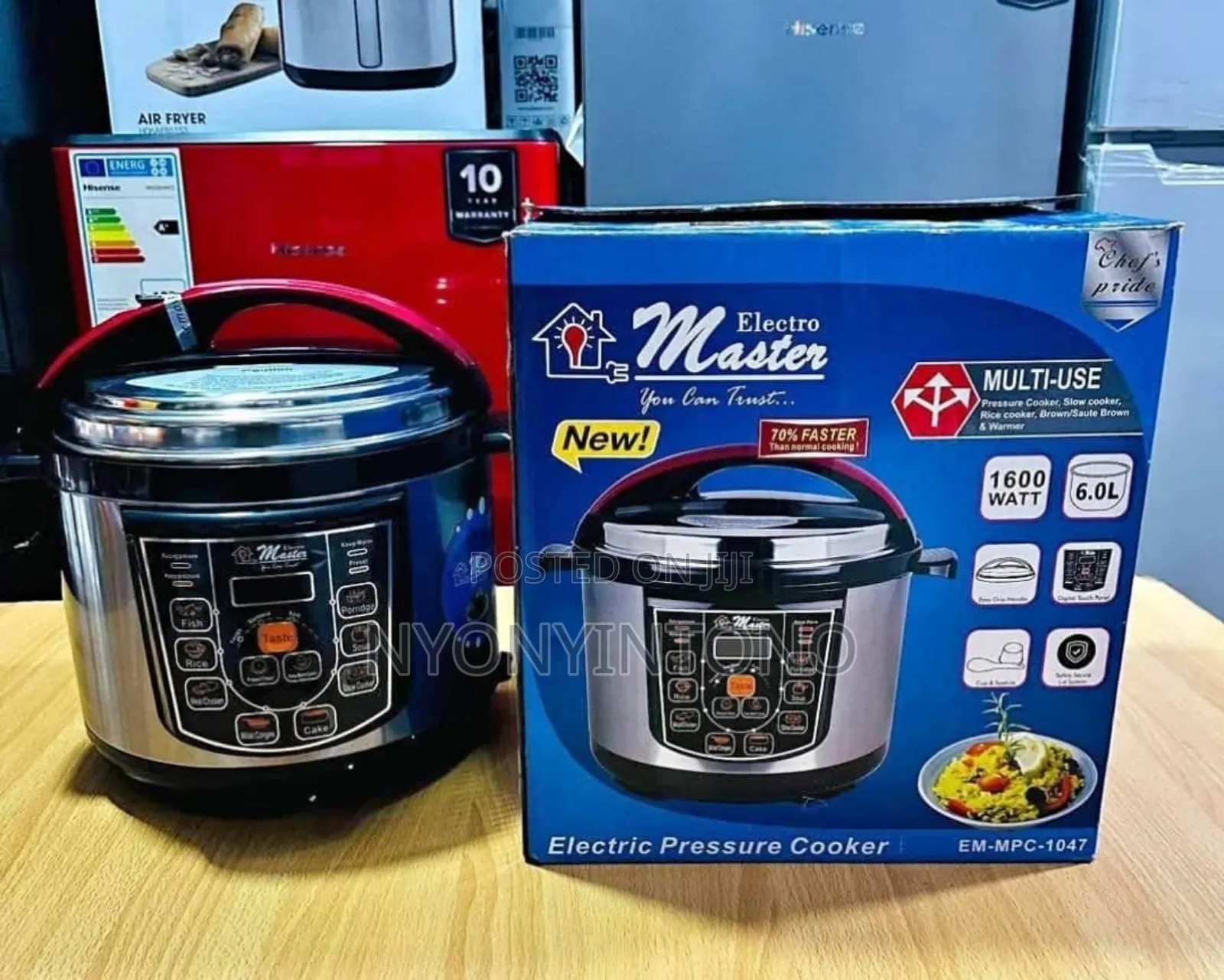 Electro Master 6litres Automatic Pressure Cooker