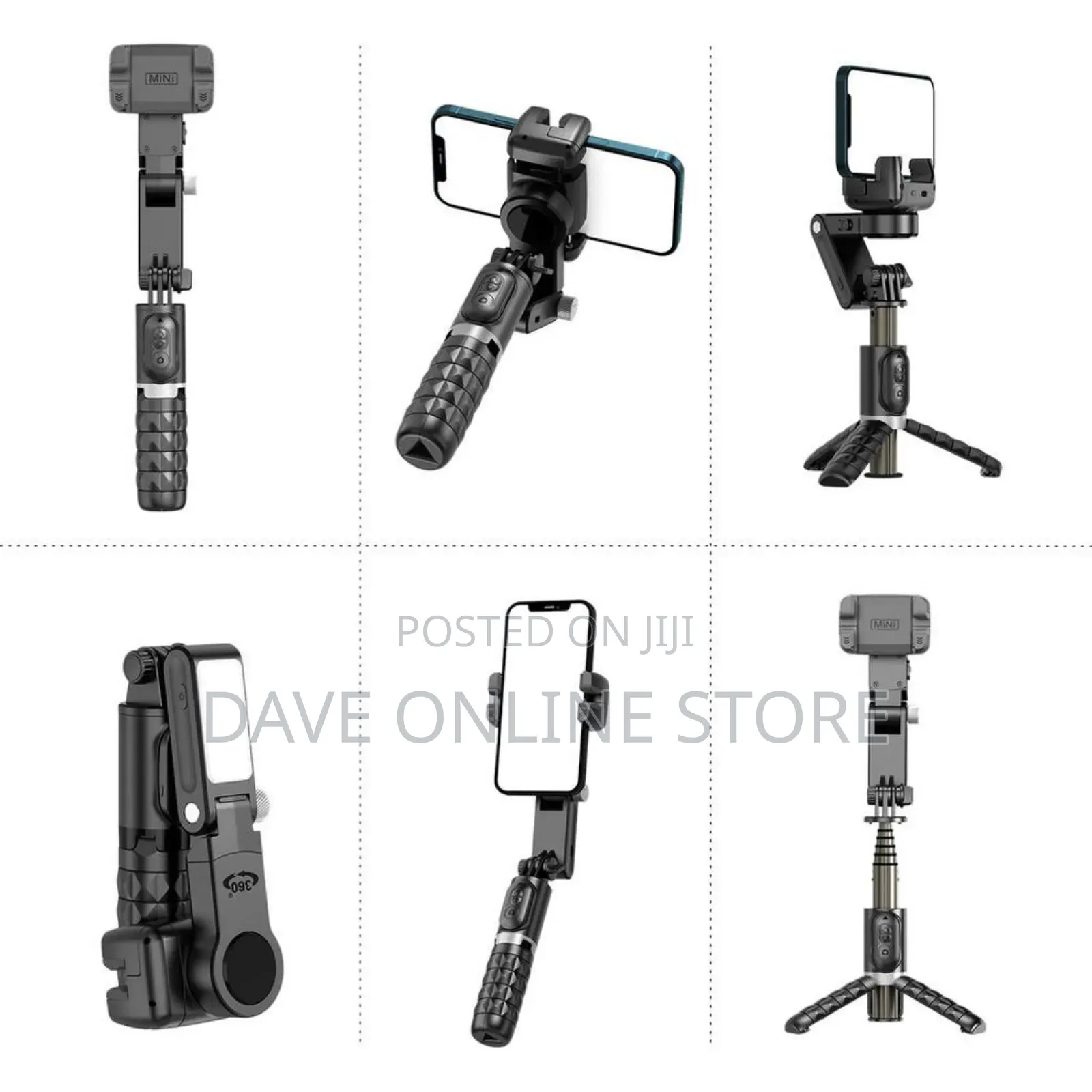 Q 18 Stabilizer Gimbal - 360° Rotating Desktop Tripod
