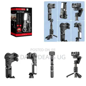 Gimbal Stabilizer Q18 360degrees Selfie Stick Tripod