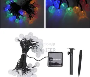 Outdoor Solar String Lights, Leds With 8 Lighting Modes
