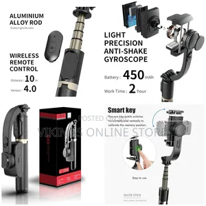 Q08 Gimbal Stabilizer Selfie Stick and Tripod