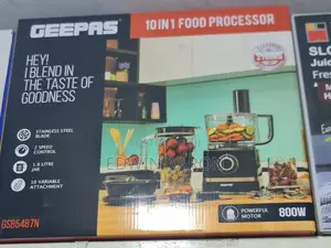 Geepas 10 in 1 Food Processor