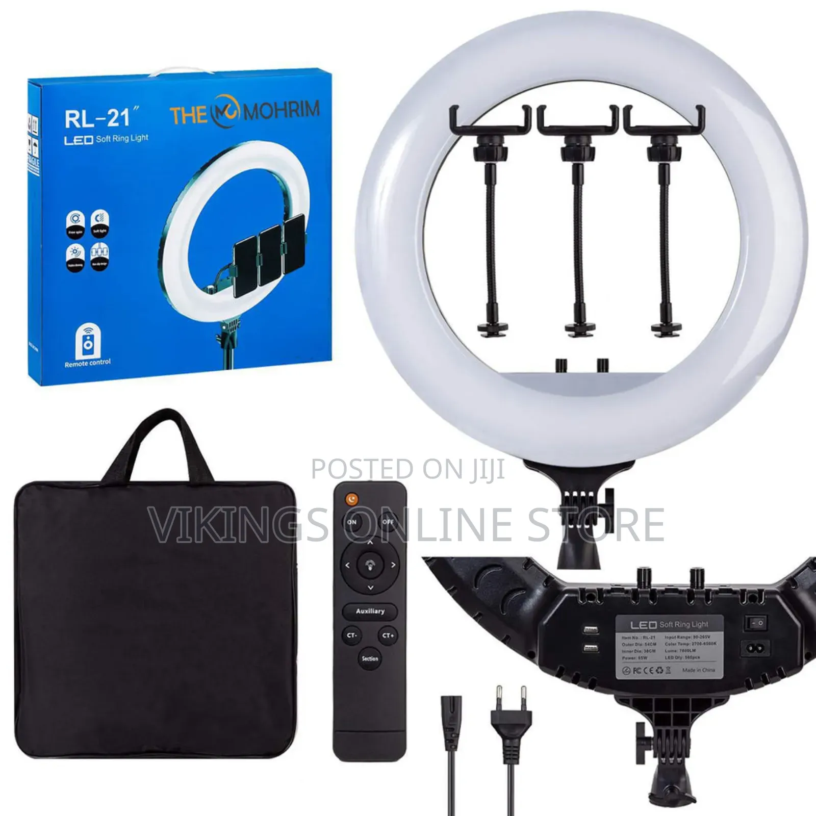 Bright Ringlight 21 Inches With Tripod Stand