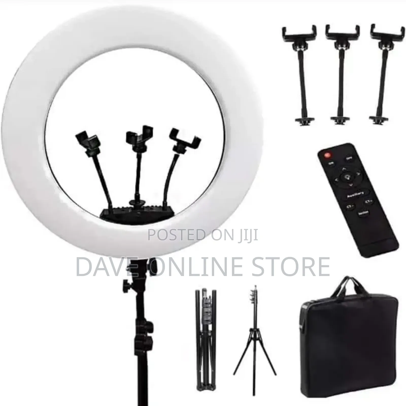 Rl-21 Led Ring Light (Led Soft Ring Light) With Tripod Stand