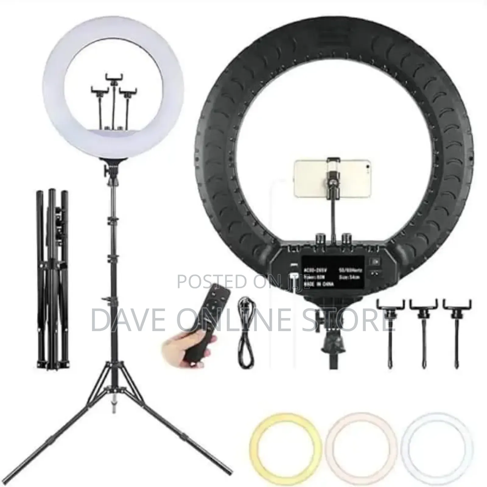 Rl-21 Led Ring Light (Led Soft Ring Light) With Tripod Stand