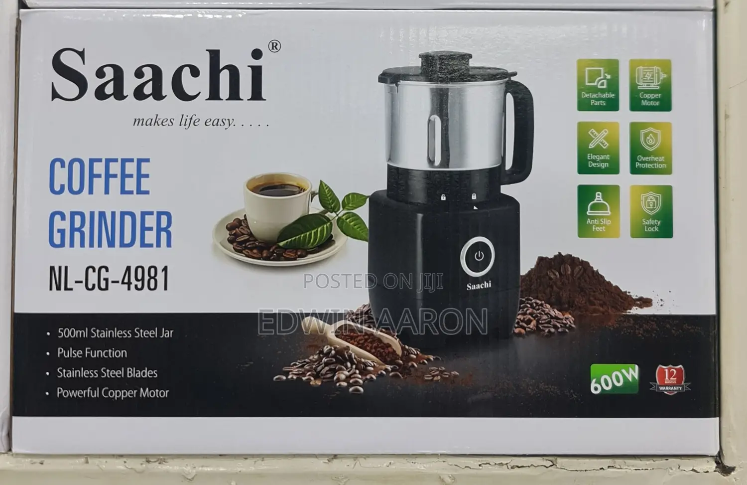 Saachi Electric Coffee Grinder