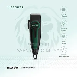 Greenlion Professional Hair Clipper-120min Cordless, 7000rpm