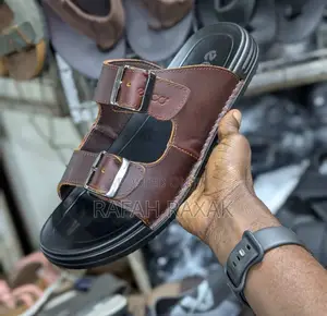 Original Ecco Double Buckle/Strap Leather Sandals