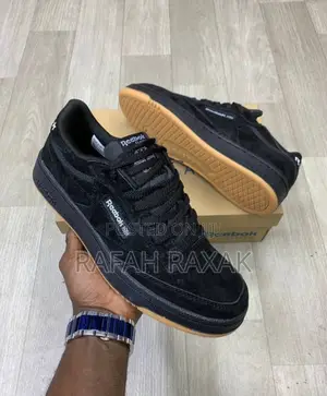Original Black Suede Reebok Classic “Club C” Sneaker