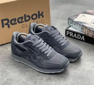 Reebok Classic Smoke Gray Suede Sneaker