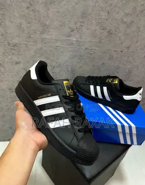 Original Black White Stripes Adidas Superstar Old Skool Shoe