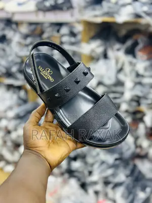 Original Black Black Valentino Garavani Ankle Strap Sandals